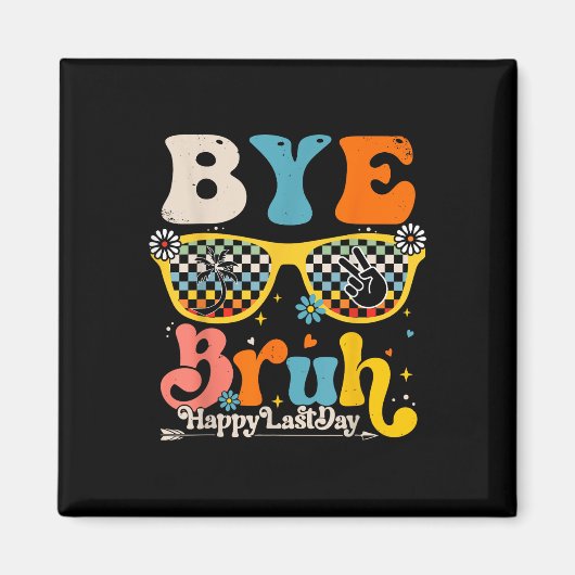 バイブルハッピースクール先生学生の最後の日 マグネット (正面)