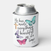 バイブルバストクロスエククレシアステスEcc聖なる書物、 経典 缶クーラー (缶正面)