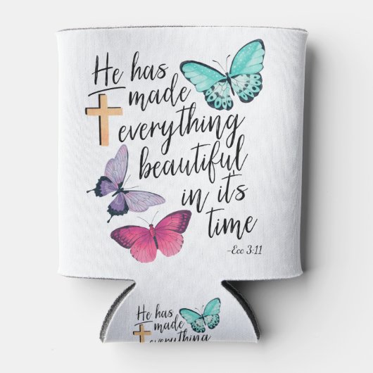 バイブルバストクロスエククレシアステスEcc聖なる書物、 経典 缶クーラー (正面)