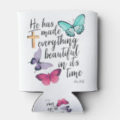 バイブルバストクロスエククレシアステスEcc聖なる書物、 経典 缶クーラー (裏面)