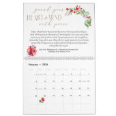 バイブルバース祈りの言葉フローラカスタム カレンダー (2月 2026)