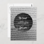 バイブルバース聖なる書物、 経典勇気付けられる ポストカード (正面/裏面)