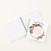 バイブルパーソナライズされたの詩のノート ノートブック (内部)