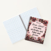 バイブルパーソナライズされたバースフローラ祈りの言葉ジャーナル ノートブック (内部)