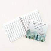 バイブルパーソナライズされたバース山祈りの言葉ジャーナル ノートブック (内部)