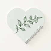 バイブルパーソナライズされたバース緑の祈りの言葉ジャーナル ノートブック (裏面)