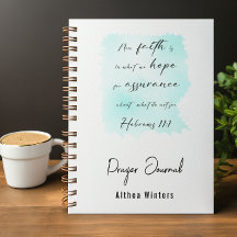 バイブルパーソナライズされた詩スパイラルノート