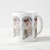 バイブルビクトリアンハリソン・フィッシャーのヴィンテージ花嫁 ジャンボコーヒーマグカップ (正面右)