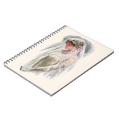 バイブルビクトリアンハリソン・フィッシャーのヴィンテージ花嫁 ノートブック (左側)