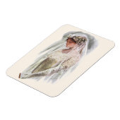 バイブルビクトリアンハリソン・フィッシャーのヴィンテージ花嫁 マグネット (左側)