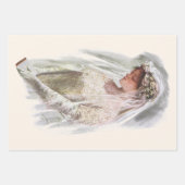 バイブルビクトリアンハリソン・フィッシャーのヴィンテージ花嫁 ラッピングペーパーシート (正面2)