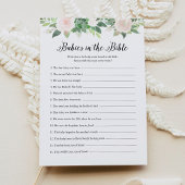 バイブルベビーのデボン赤ちゃんシャワーゲームカード 招待状