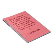 バイブル与えバースのルカ6:38 (KJV)バレンタインデー ノートブック (右側)