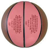 バイブル与えバースのルカ6:38 (KJV)バレンタインデー バスケットボール (縦)