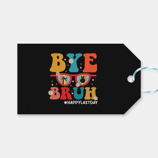 バイブル先生ハッピースクールの最後の日の夏 ギフトタグ (正面(横))