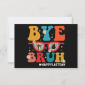 バイブル先生ハッピースクールの最後の日の夏 サンキューカード (正面)