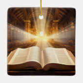 バイブル光線を開く セラミックオーナメント (裏面)