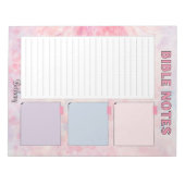 バイブル勉強ノートパーソナライズされた帳 ノートパッド (正面)