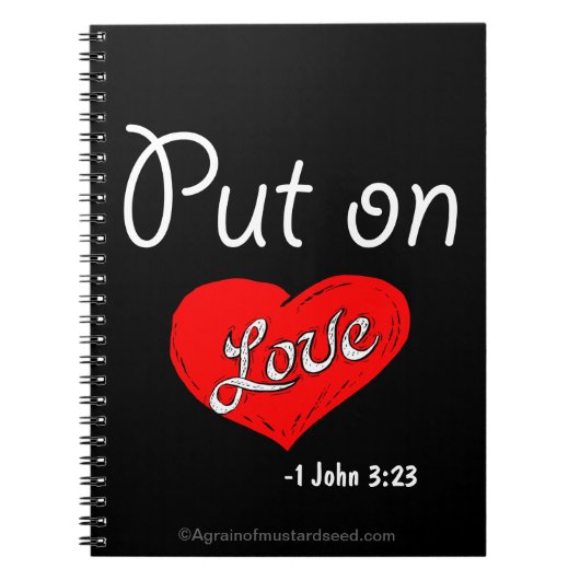 バイブル勉強バイブル引用文 ノートブック (正面)