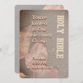 バイブル勉強招待状 招待状 (正面/裏面)