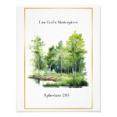 バイブル子供部屋デコールウッドランドテーマ子供部屋 フォトプリント            (正面)