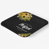 バイブル引用文ひまわりモダン ペーパープレート (傾斜あり)