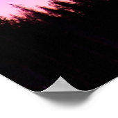 バイブル引用文愛の神パープル ポスター (角)