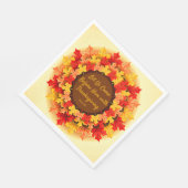 バイブル引用文紅葉感謝培地 スタンダードランチョンナプキン (角)