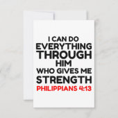 バイブル引用文 サンキューカード (正面)