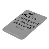 バイブル引用文Agrainofmustardseed.com マグネット (左側)