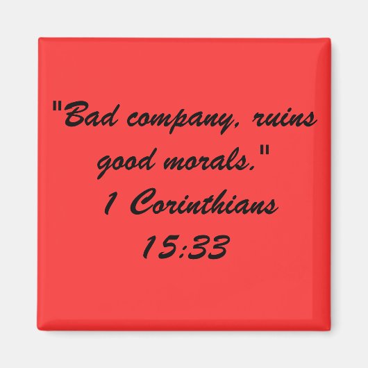 バイブル引用文Mag マグネット (正面)