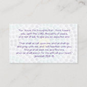 バイブル恵みエレミヤ29名刺 名刺 (裏面)