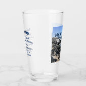 バイブル感動的シーブルーの詩の波 タンブラーグラス (右)