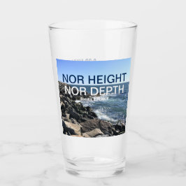 バイブル感動的シーブルーの詩の波 タンブラーグラス