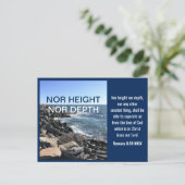 バイブル感動的シーブルーの詩の波 ポストカード (スタンド正面)