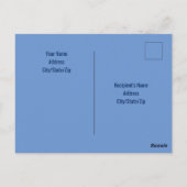 バイブル感動的シーブルーの詩の波 ポストカード (裏面)