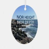 バイブル感動的シーブルーの詩の波 メタルオーナメント (正面右)