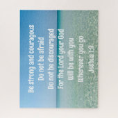 バイブル感動的バースビーチ写真 ジグソーパズル (縦)