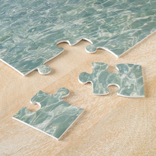 バイブル感動的バースビーチ写真 ジグソーパズル (側面)