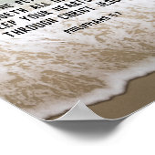 バイブル感動的バース引用文 ポスター (角)