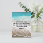 バイブル感動的バース引用文 ポストカード (スタンド正面)