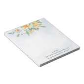 バイブル感動的バース春水彩フローラ ノートパッド (アングル)