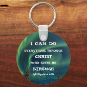 バイブル感動的引用文ノーザンライト キーホルダー (正面)