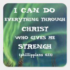 バイブル感動的引用文ノーザンライト スクエアシール