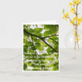 バイブル感動的引用文 カード (黄色い花)