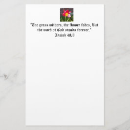 バイブル感動的引用文 便箋