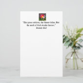 バイブル感動的引用文 便箋 (スタンド正面)