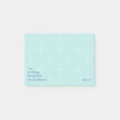 バイブル感動的聖なる書物、 経典引用文フィル4:13 ポストイット (正面)