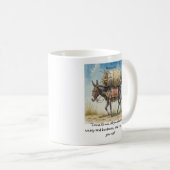 バイブル感動的聖なる書物、 経典引用文マット コーヒーマグカップ (正面右)