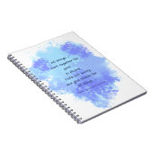 バイブル感動的聖なる書物、 経典引用文 ノートブック (右側)